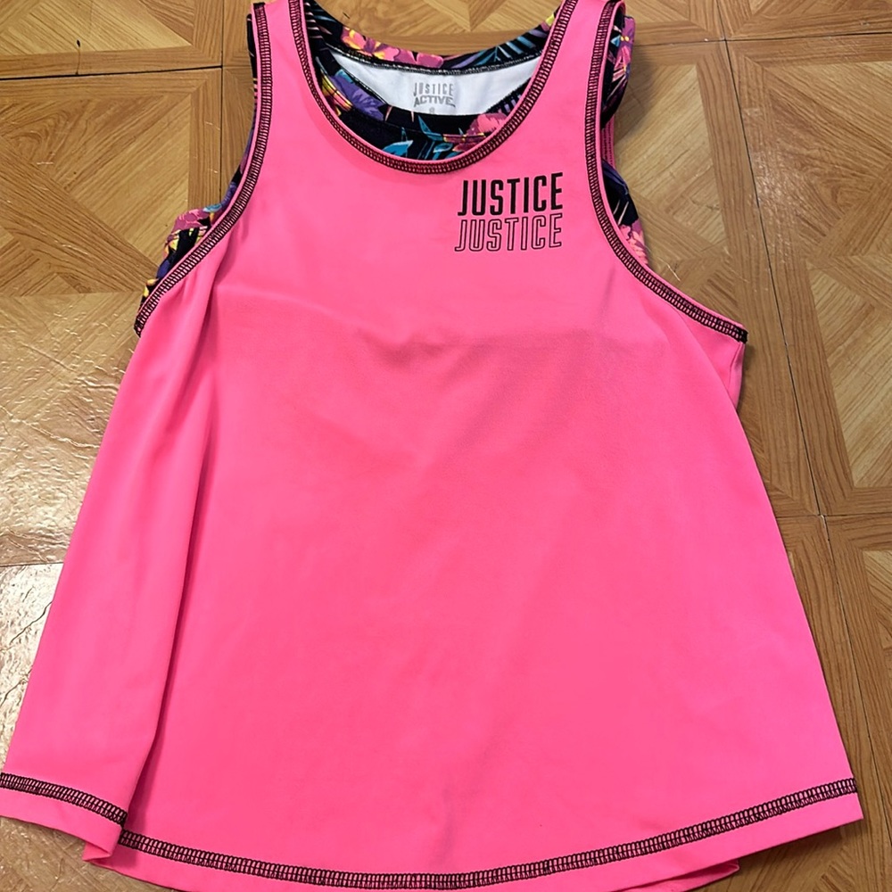 justice kids 8 active sports bra/tank. *NO PADS* It’s a comfy summer outfit!